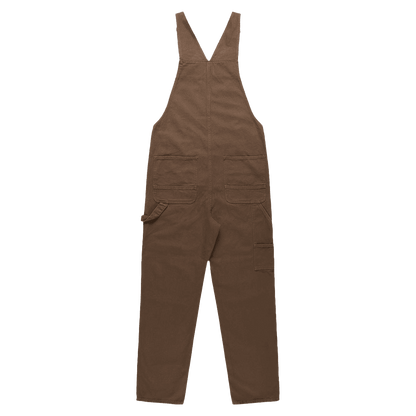 Mens Patrol Canvas Dungarees back, rugged 100% cotton overalls, outdoor clothing